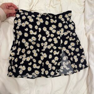 Reformation Daisy high waisted mini slit skirt